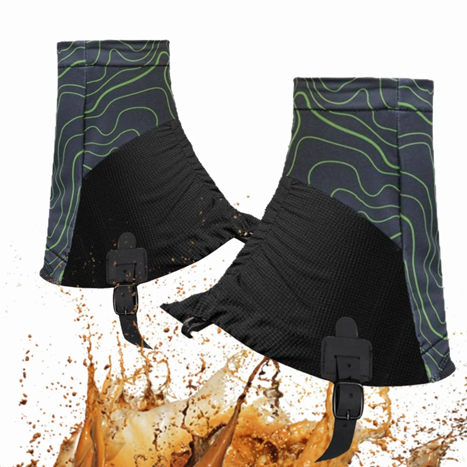 Polainas Para Trail Running, Ajustables Y Transpirables - 1 Par
