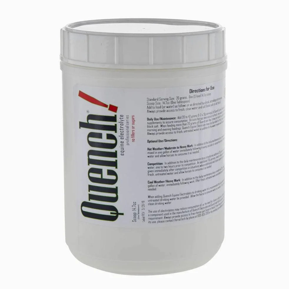 Horse Tech 17168-1 Quench! Electrolito para caballos 4 libras