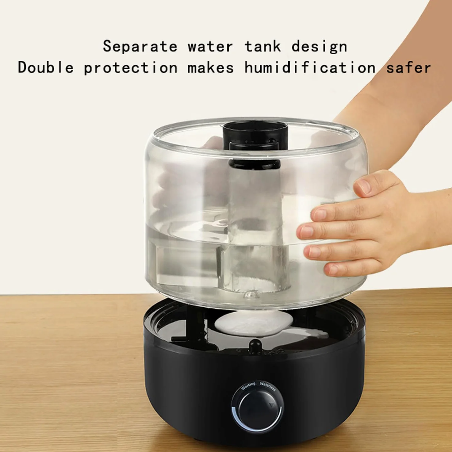 Humidificadores Para Reptiles De 3L, Humidificador De Doble Pulverización De Gran Diámetro Ajustable De 3 Velocidades, Sistema De Nebulización Para Terrarios, Protección Contra La Escasez De Agua