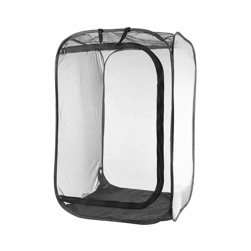 Hábitat para Insectos - Jaula de Malla para Insecto Palo, Oruga y Otros - Kit de Casa Red Terrario con Flujo de Aire