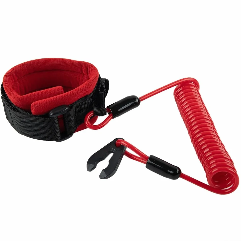 Cordón de seguridad para interruptor de apagado de esquí acuático JT900 JT1100, cable de poliuretano