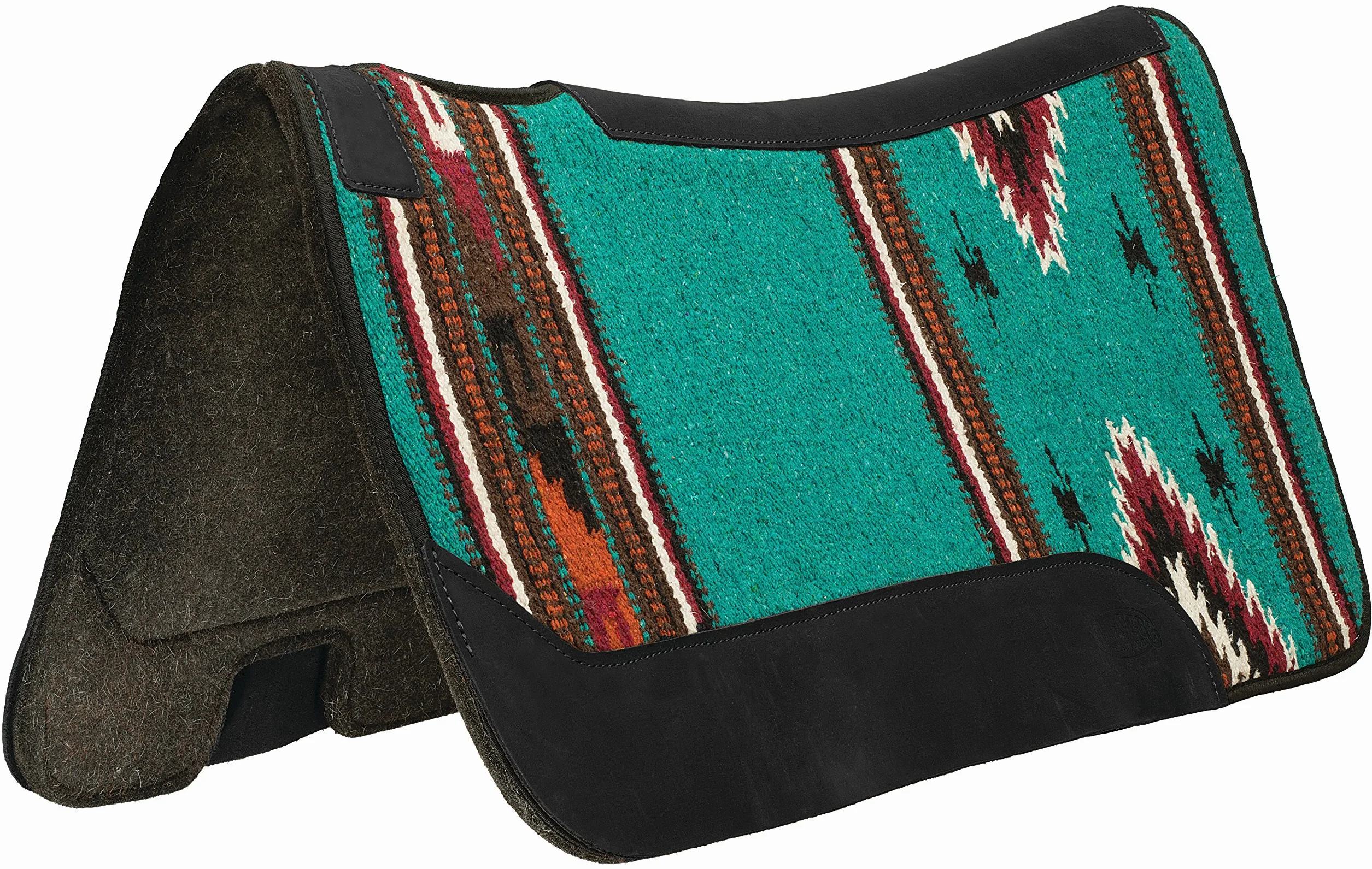 Weaver Leather 35-1677-s4 Almohadilla de Fieltro contorneada de un Solo Tejido, patrón Turquesa, 32" X 32"