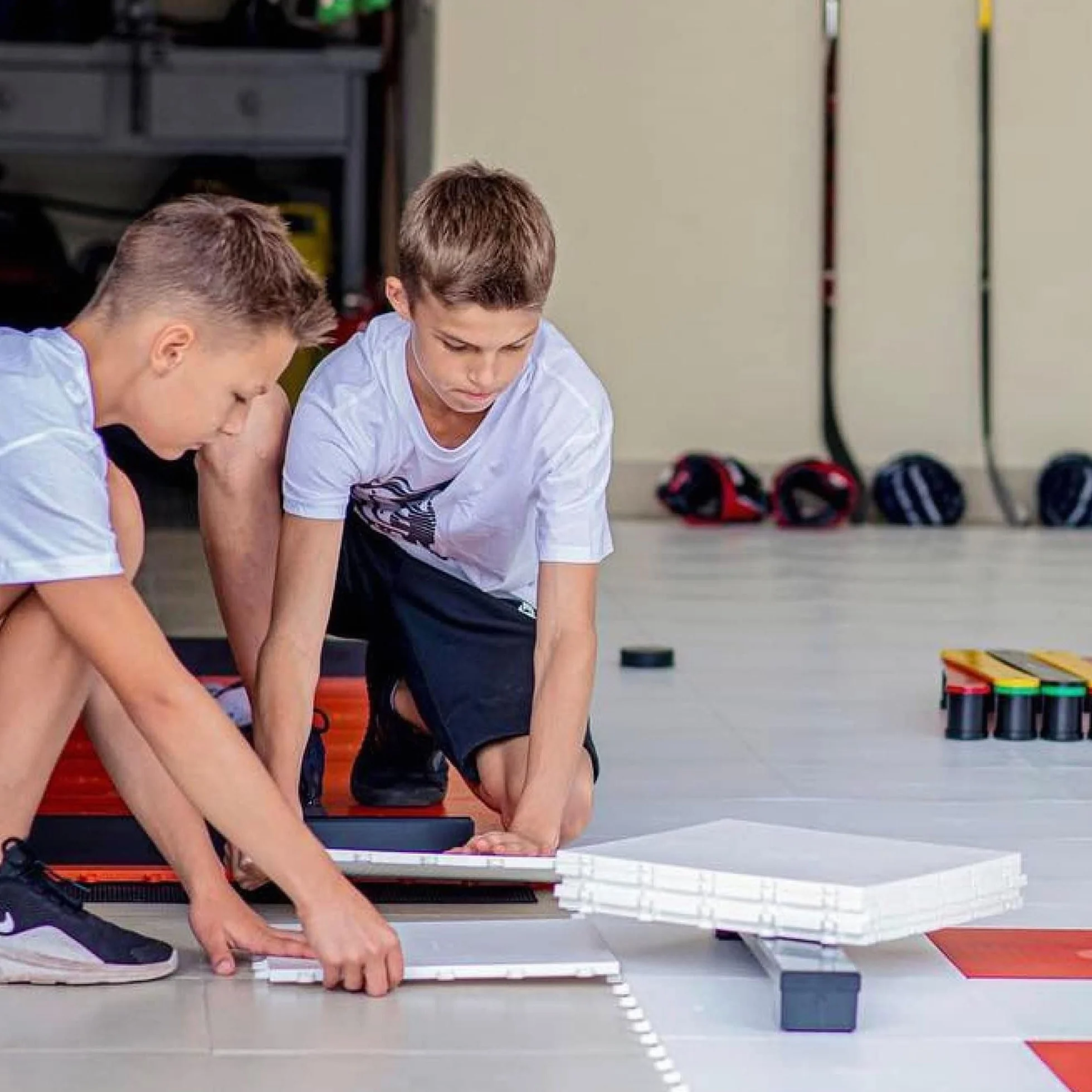 Azulejos de Entrenamiento Profesional Hockey Revolution con Iluminación 360 Zonas