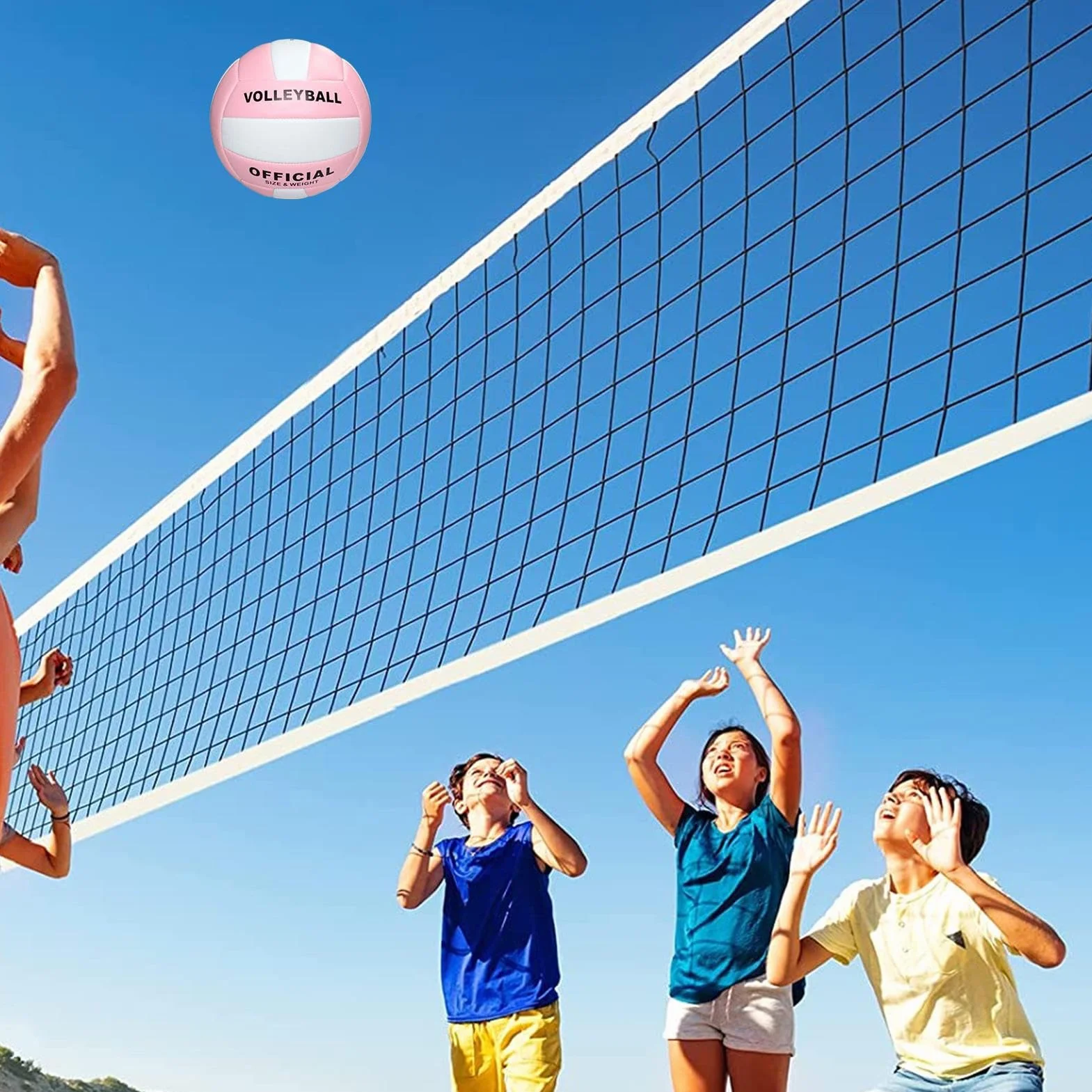 Pelota de Voleibol Playa Talla 5 Adulto Balón Soft Entrenamiento