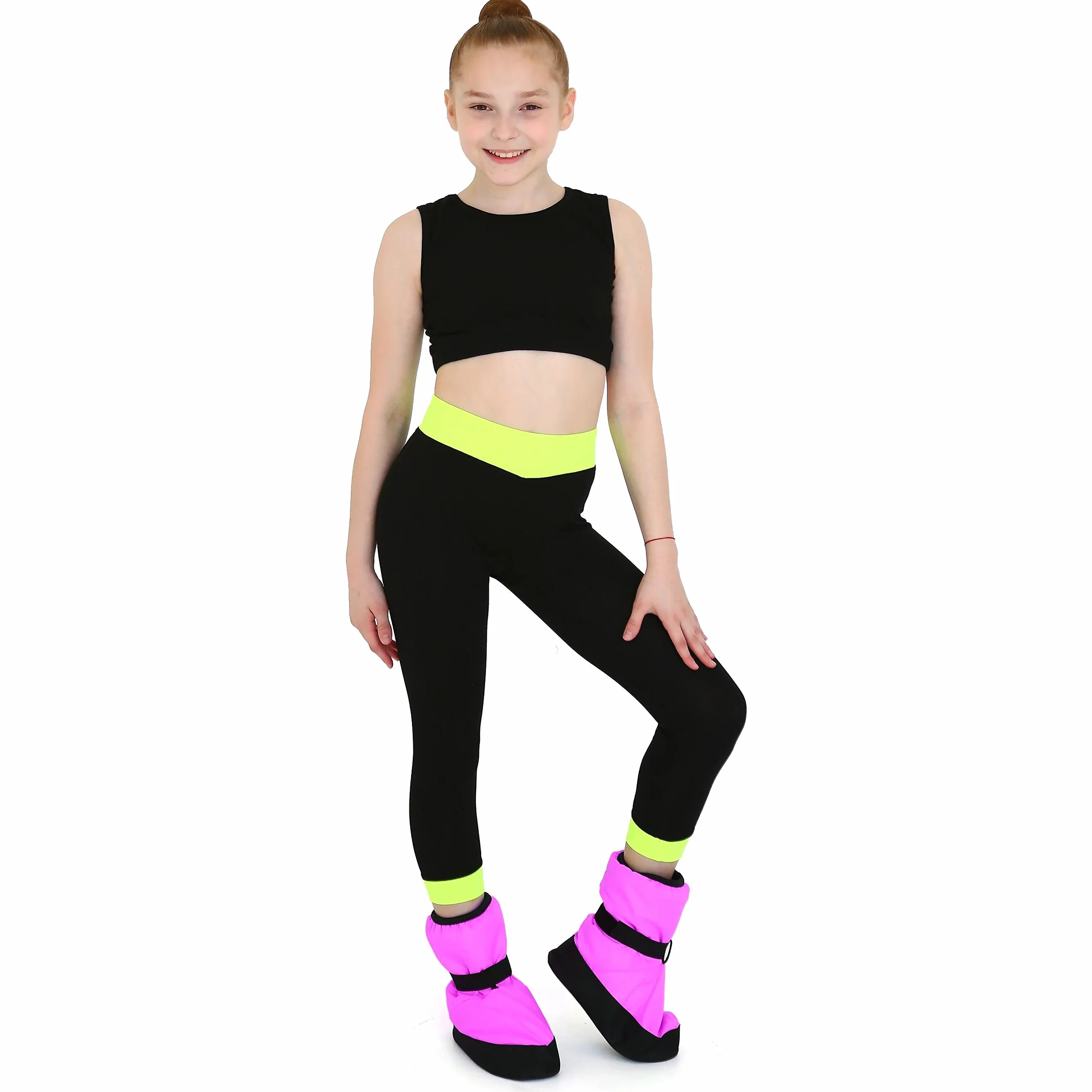 Botas de Calentamiento de Ballet DRUNA para Gimnasia Rítmica, Jazz y Entrenamiento INDIGO