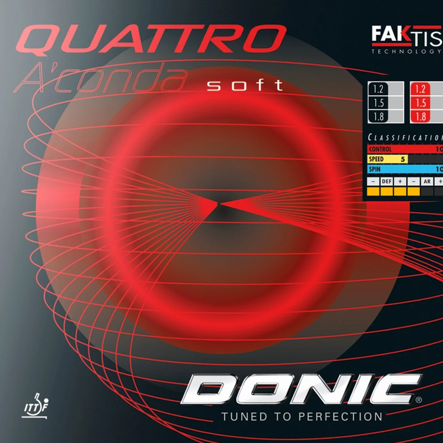 Donic Goma Quattro Aconda Suave