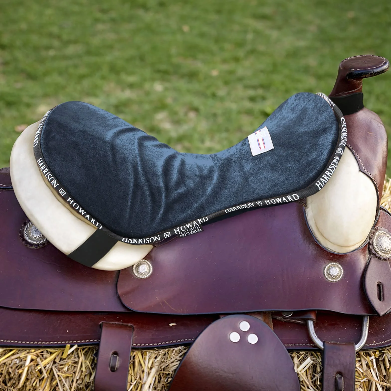 Harrison Howard Western Protector de Asiento de Montura con Almohadilla y Base Acolchada, Ayuda a distribuir la presión sobre el Lomo del Caballo