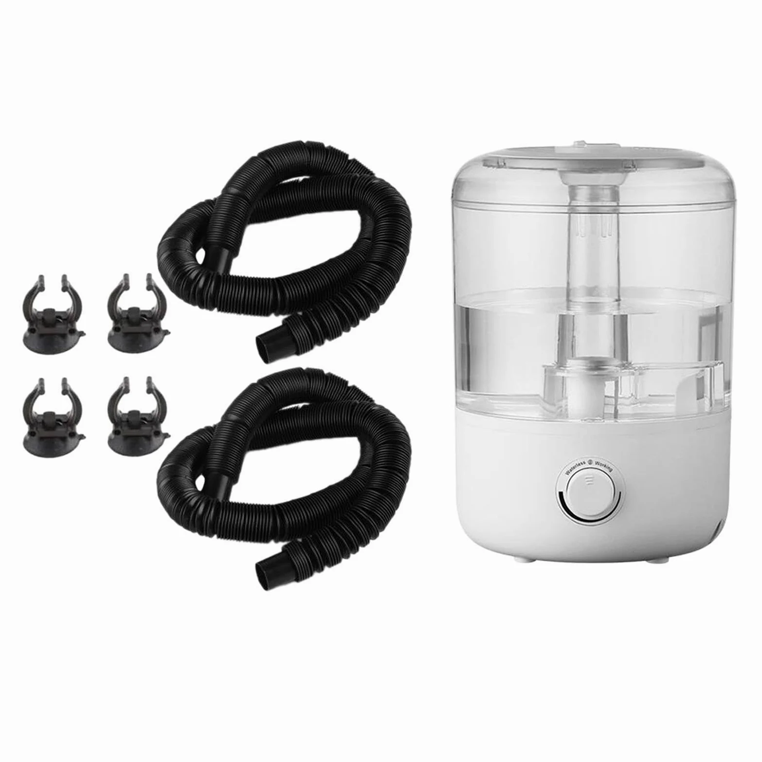 Humidificador de Niebla para Reptiles con Llenado, Humidificador Profesional de 4 litros para Terrarios de Anfibios, Y Dragones Ba, Doble Tubo, Individual
