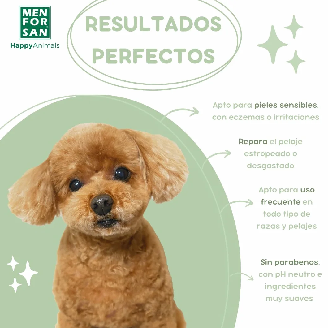 MENFORSAN Champú Aloe Vera para Perros | Hidrata en profundidad | Acción Anti Irritaciones y Anti Eczemas | 100% Natural | Herbácea | 1L