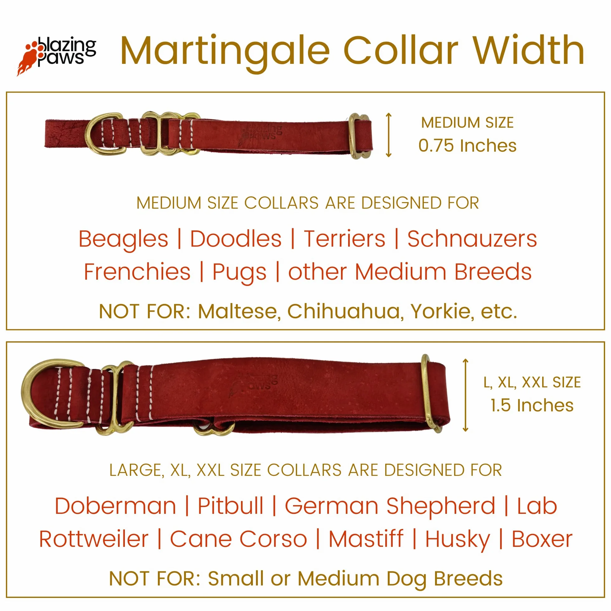 Vibrington Martingale - Collar de cuero para perro, sin cordones, ajustable, para perros grandes XL XXL, 1.5 pulgadas de ancho en tonos coloridos de cuero envejecido grueso (rojo cereza