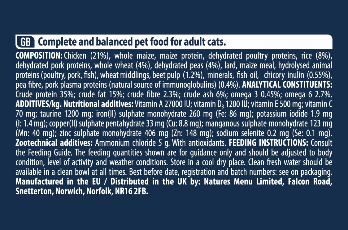 Advance Cat Adult, Pienso para Gatos Adultos con Pollo, 10kg