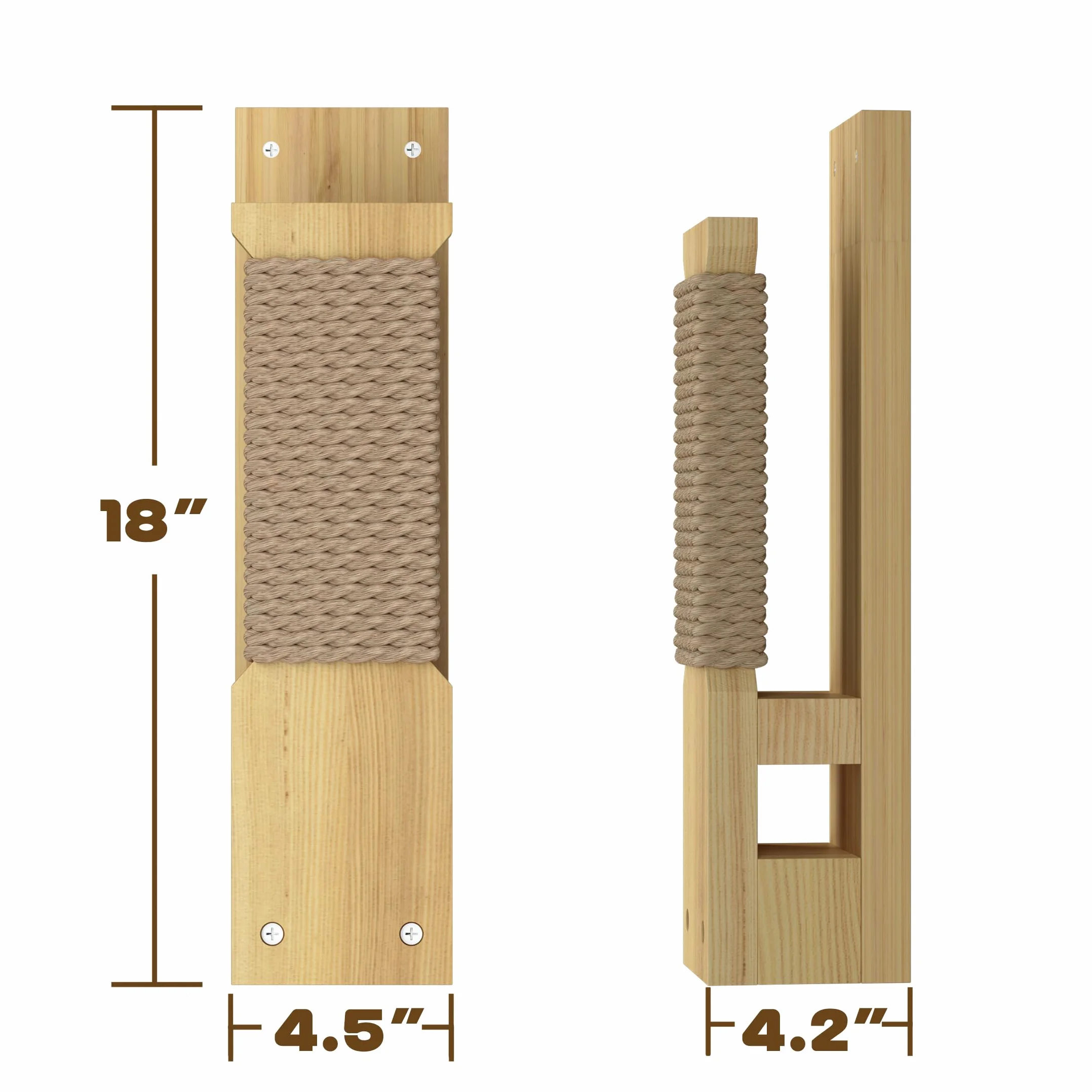 Soporte de Pared Makiwara 18 x 4.5 Pulgadas, Almohadilla de Golpe Tradicional Profesional