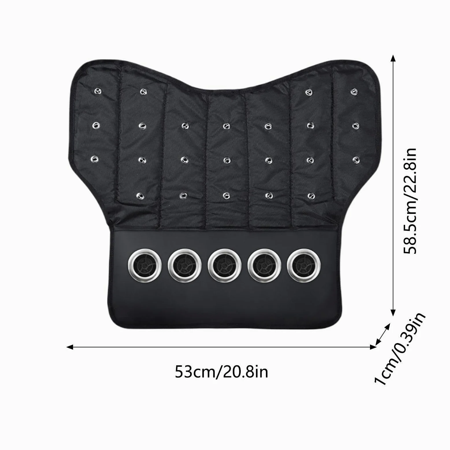 Esterilla Refrescante De Perros Con Cojín Lavable Y Ventilador | Colchoneta Portátil Para Carrito De Mascotas Para Interior Exterior Hogar Viaje Mascotas Y Cachorros Pequeñas Medianas