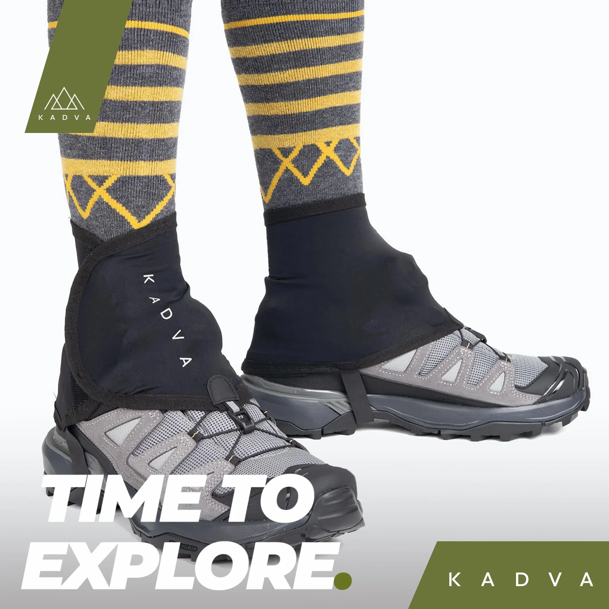 KADVA Nego Polainas de Nieve Adultos Unisex Negro Talla única