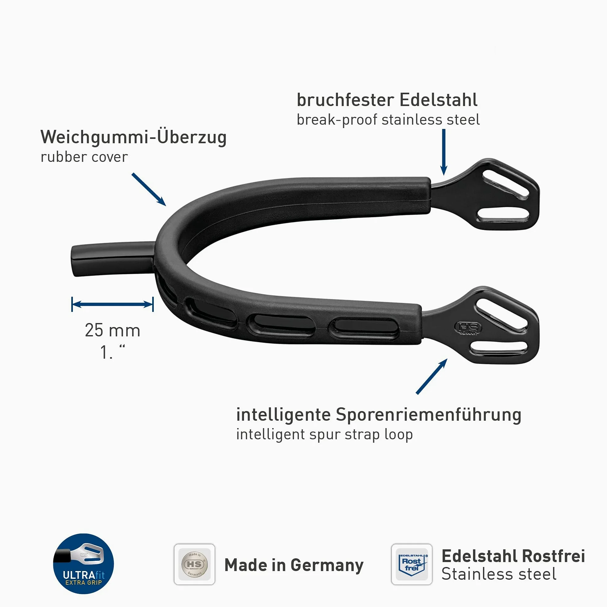 Sprenger - Ultra FIT Extra Grip Spurs