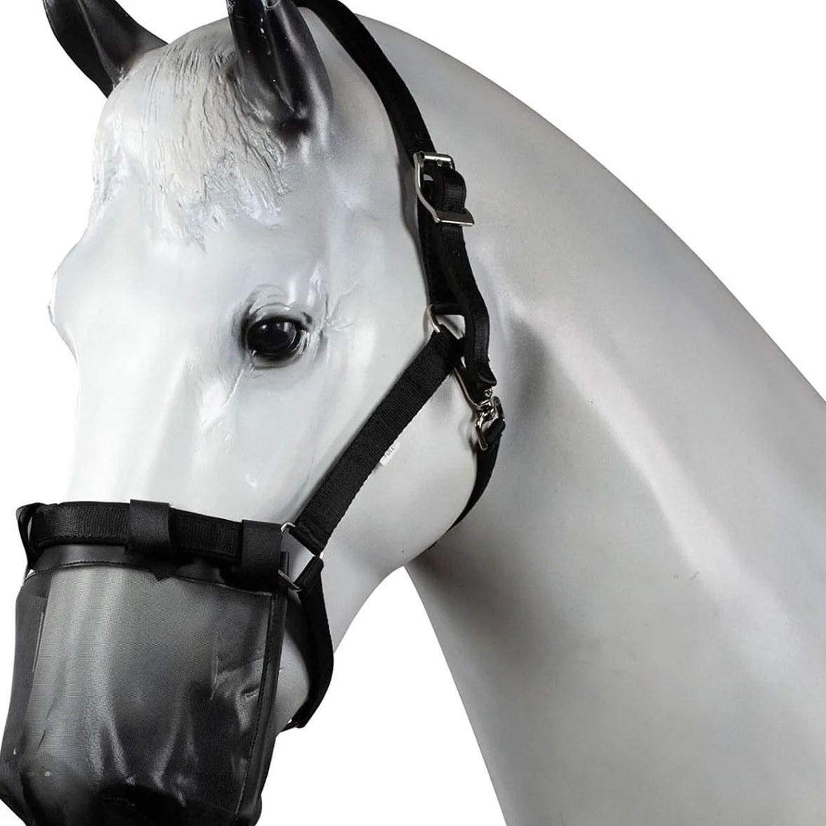 Sarini Accesorios Transpirables para Caballos, Red para Nariz de Caballo, Accesorios de protección para la Cara del Caballo, Cubierta Protectora para la Cara del Caballo (tamaño: Grande)