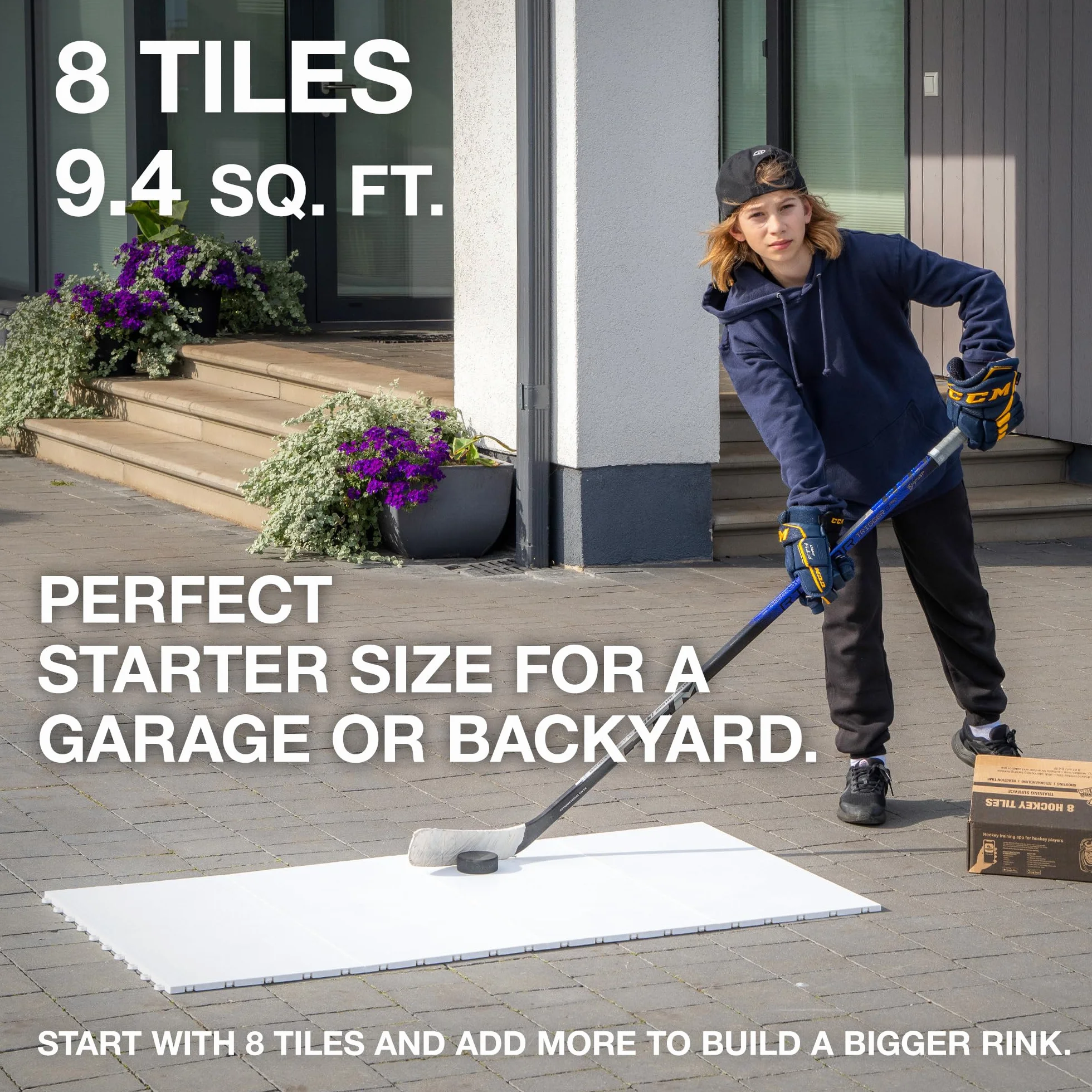 Hockey Revolution Dryland MY PUZZLE Azulejos para suelo 8 Tiles 9.4 sqft