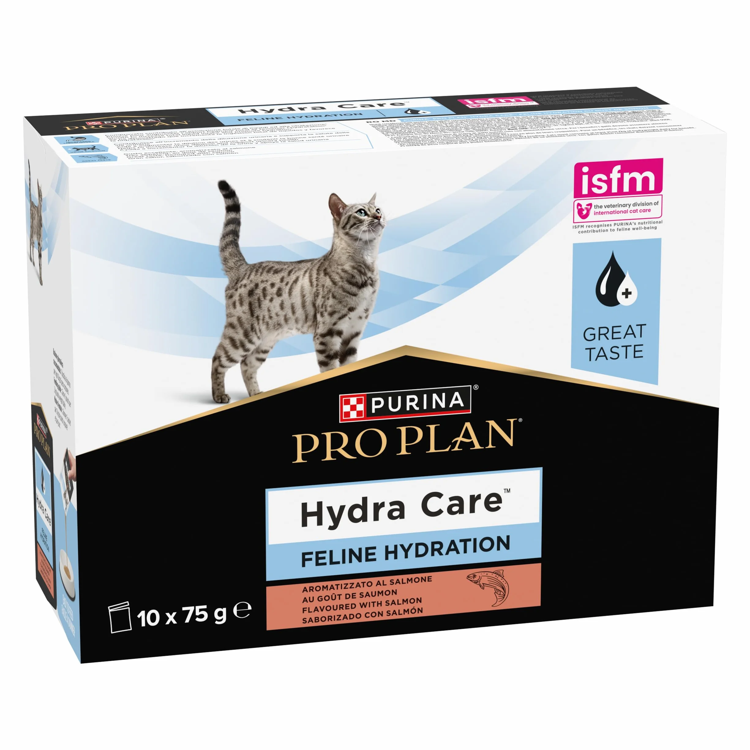Pro Plan Vet Feline HYDRACARE SALMON10x75GR