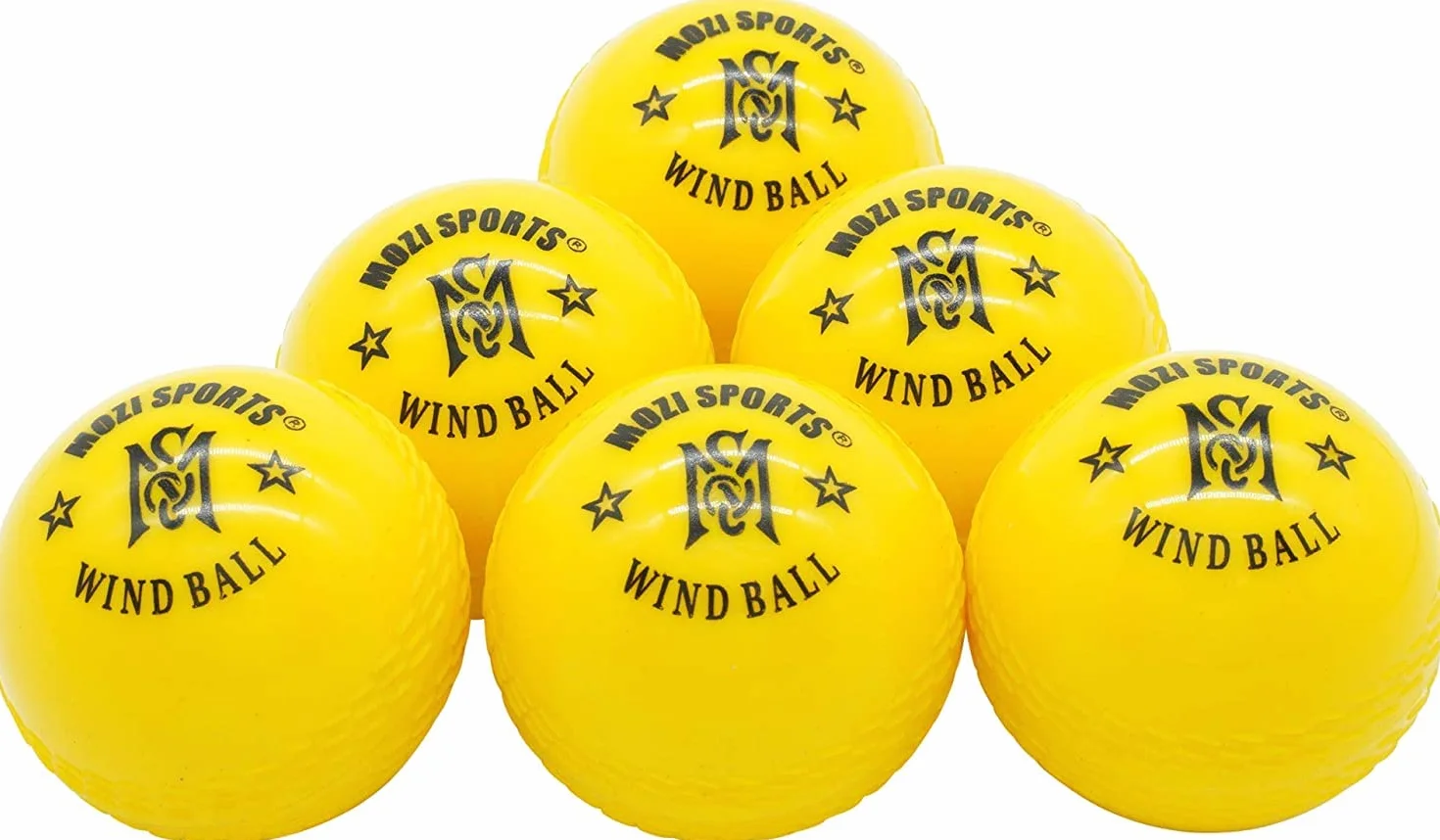 MARIB Wind Cricket Balls - Indoor & Outdoor Soft Training Cricket Ball for Coaching Practice