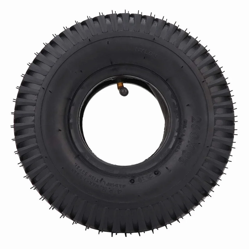 Nikou Neumático 3.00-4/260X85 resistente al desgaste para scooter y silla de ruedas