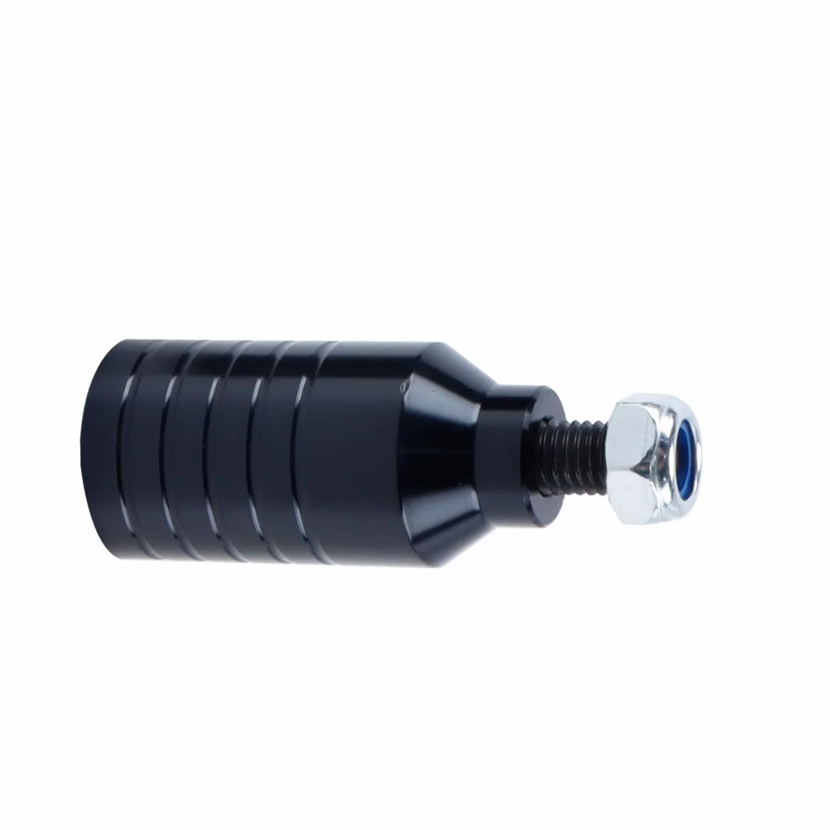 Estribos para patinete acrobático Pro Stunt de aluminio negro arcoíris 12,9 pasos tuerca montaje grinds 5050