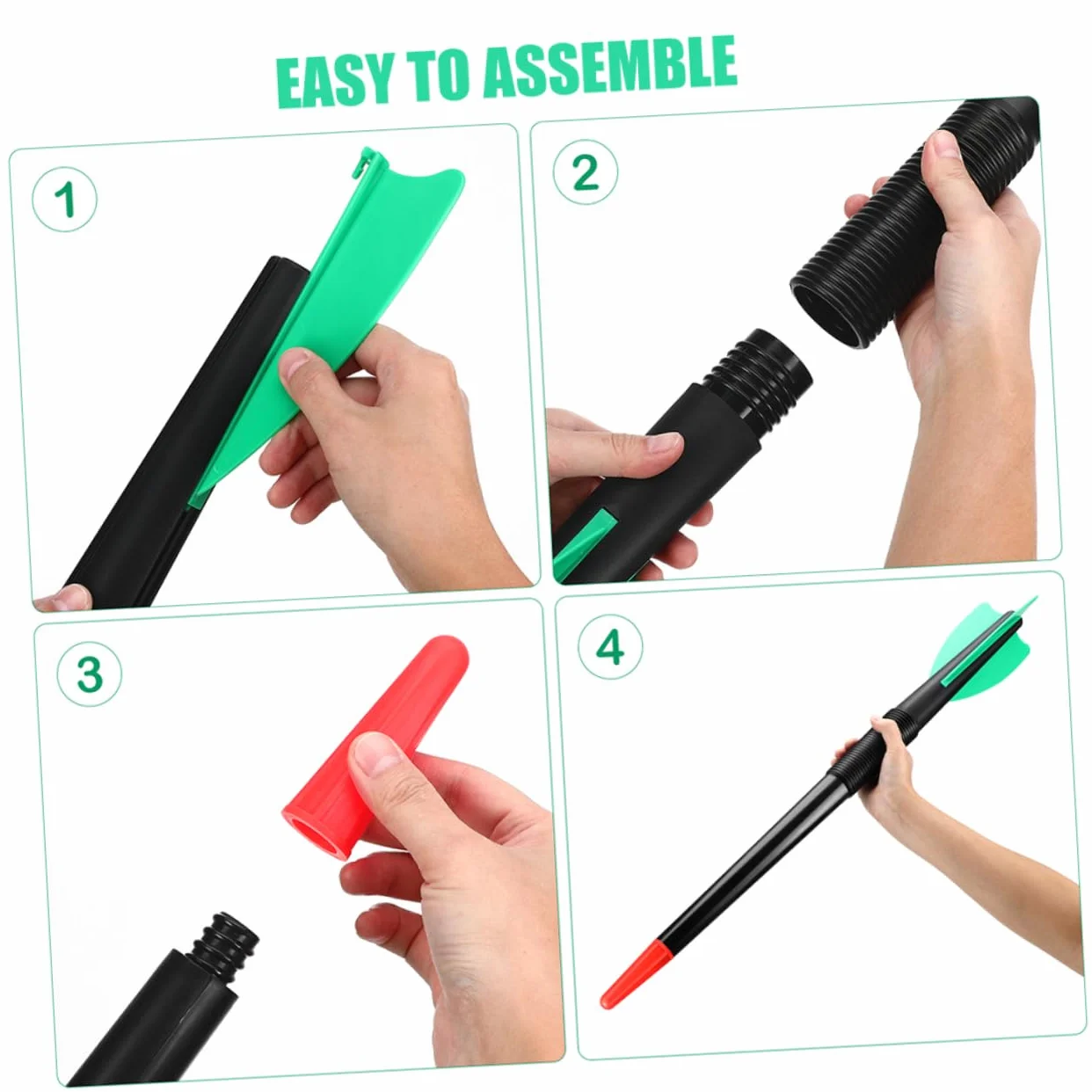 BESPORTBLE Jabalinas Infantiles de Plástico ABS, 2 Piezas, Entrenamiento Sensorial para Niños