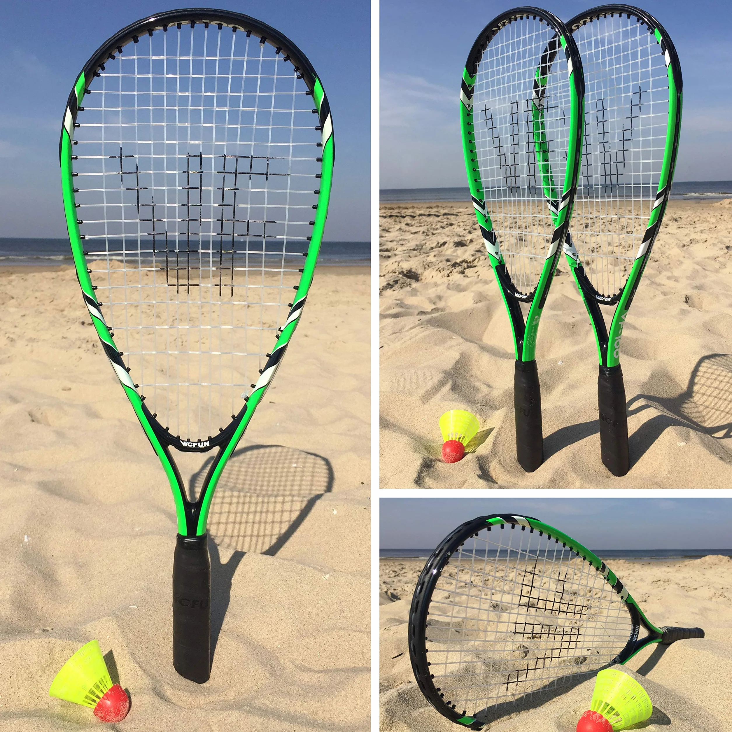 Set Speed Bádminton 100 Negro/Verde