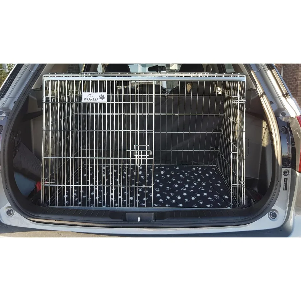 PET WORLD Suzuki Vitara 2015 en adelante Perro Cachorro Mascota Inclinada Coche Transportador de Entrenamiento de Viaje, Jaula,