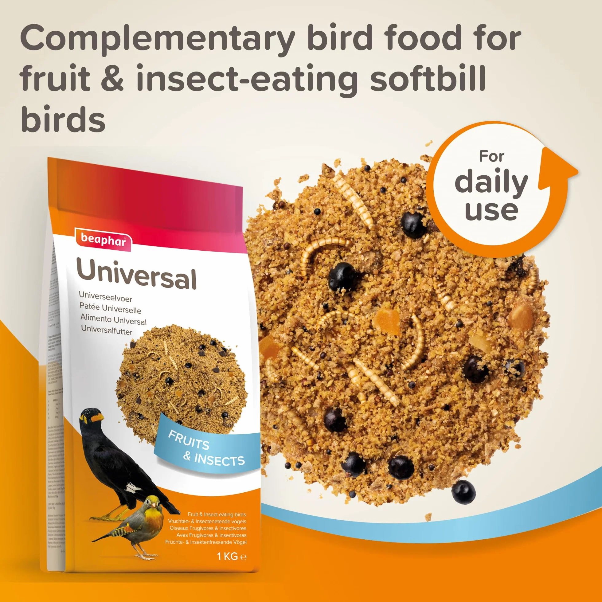 Beaphar ALIMENTO Universal Aves - 1KG