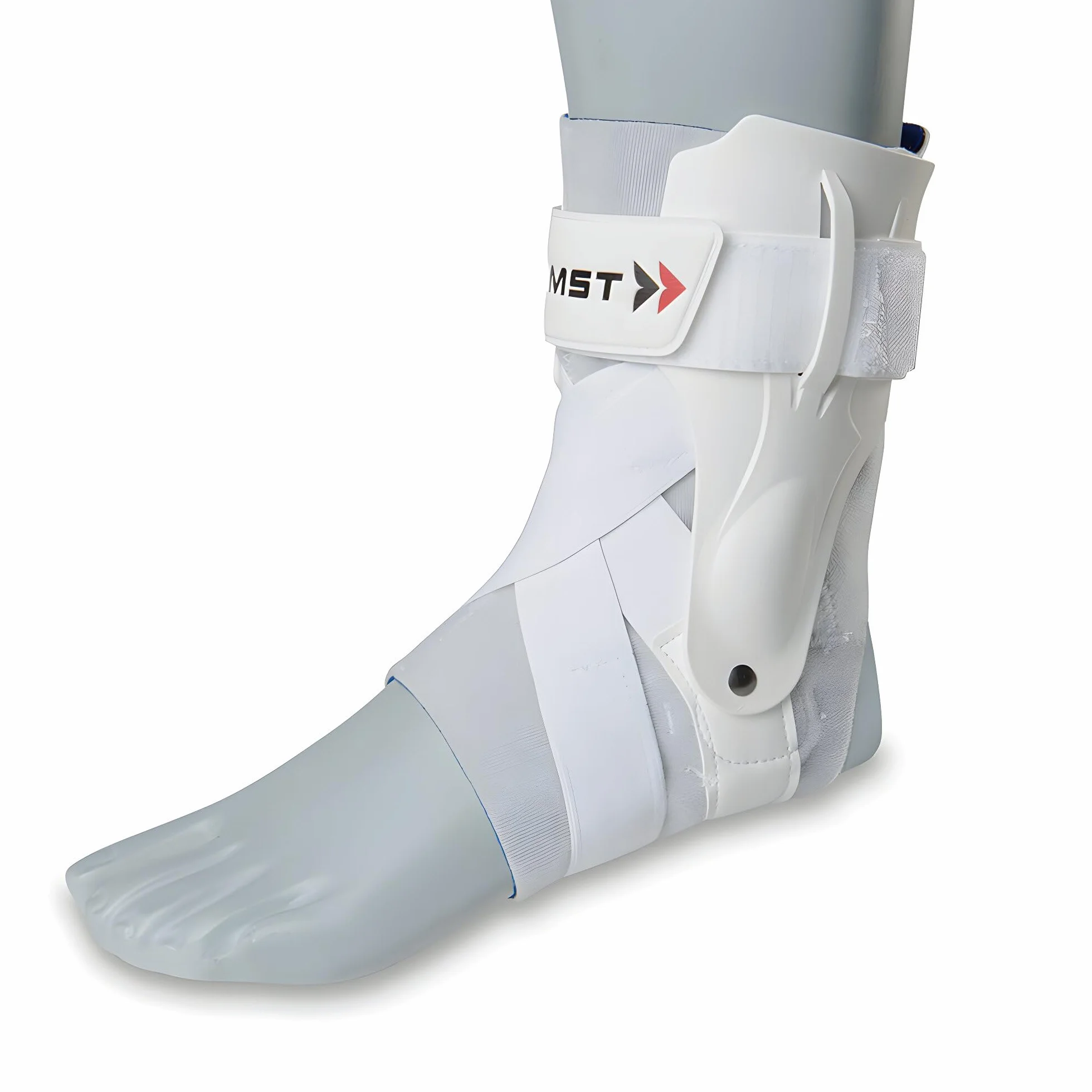 Zamst A2-DX Tobillera Deportiva Transpirable Protección Esguince Tobillo Alto Grado Derecha L