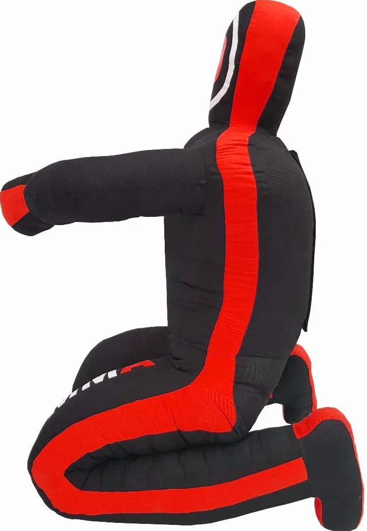 MMA Practice Dummy 70" Black Canvas for Boxing Grappling Wrestling Training