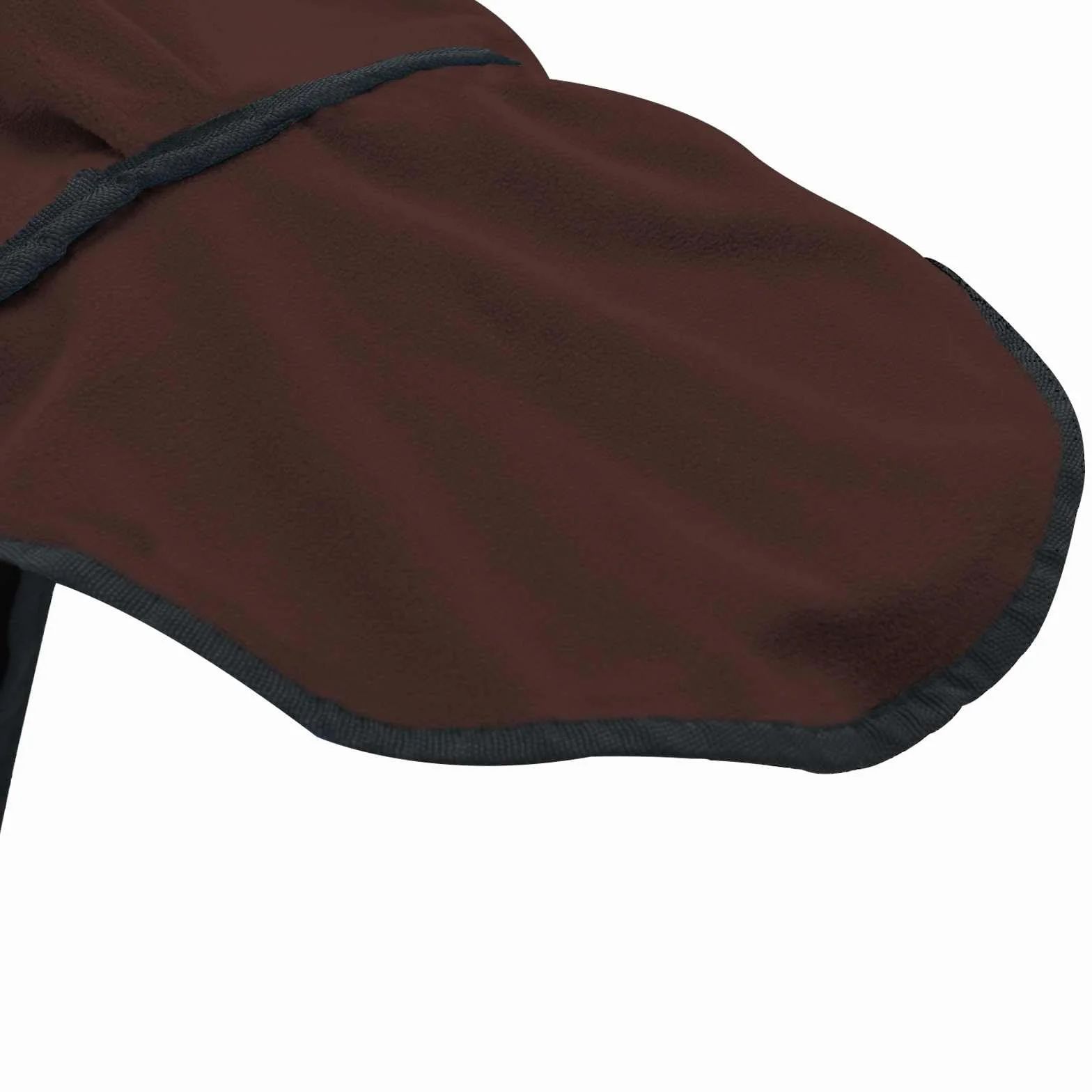 Manta de invierno para caballo, color marrón oscuro, 75 cm, poliéster con funda extraíble, transpirable e impermeable, para transporte de pastos, con cierre en el pecho y cinturón abdominal