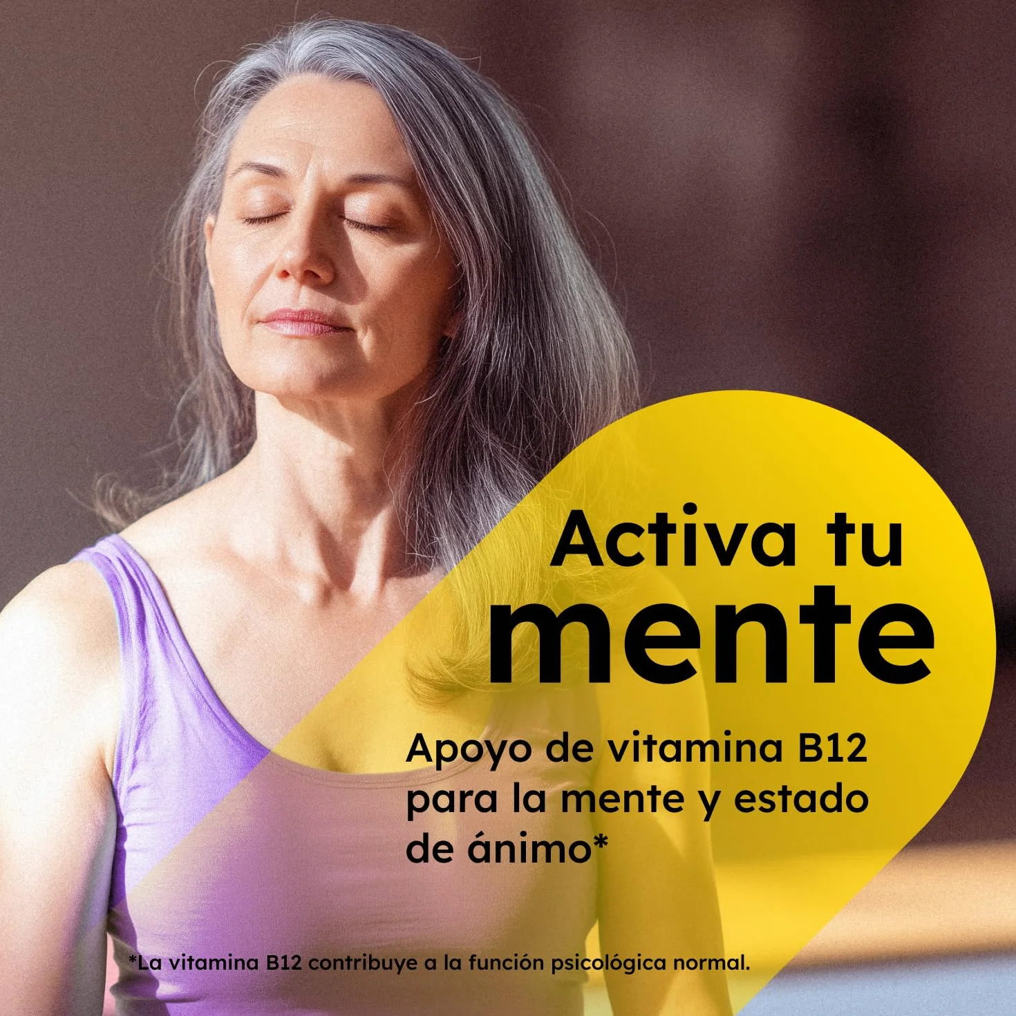 Supradyn Expert Vitamina B12 1000 µg Metilcobalamina Pura 90 Comprimidos Bucodispersable Suplemento Energía Memoria Sistema Nervioso Vegano Sin Gluten