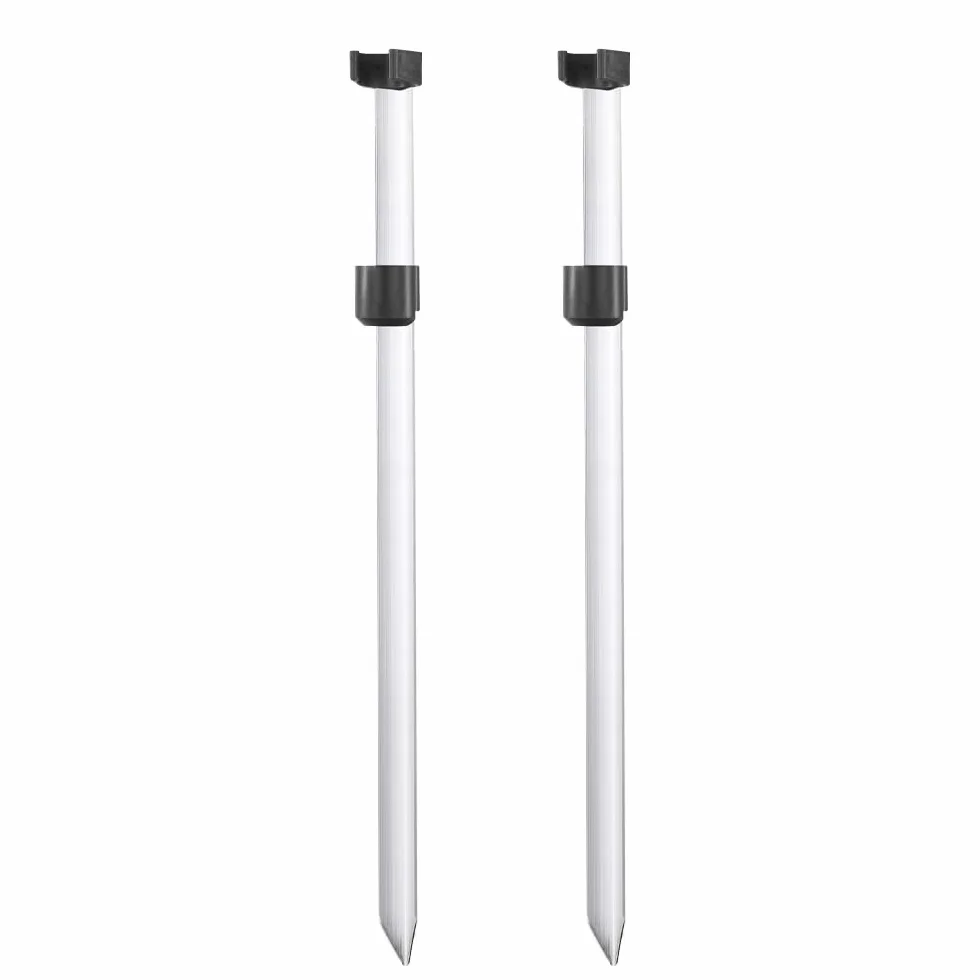 Soporte caña de pesca surfcasting 100cm Lote 2 Unidades Negro