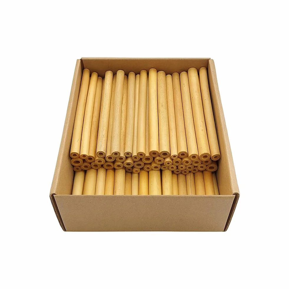 Vie Naturals - Tubos de bambú para Abejas, 15 cm, 100 Unidades