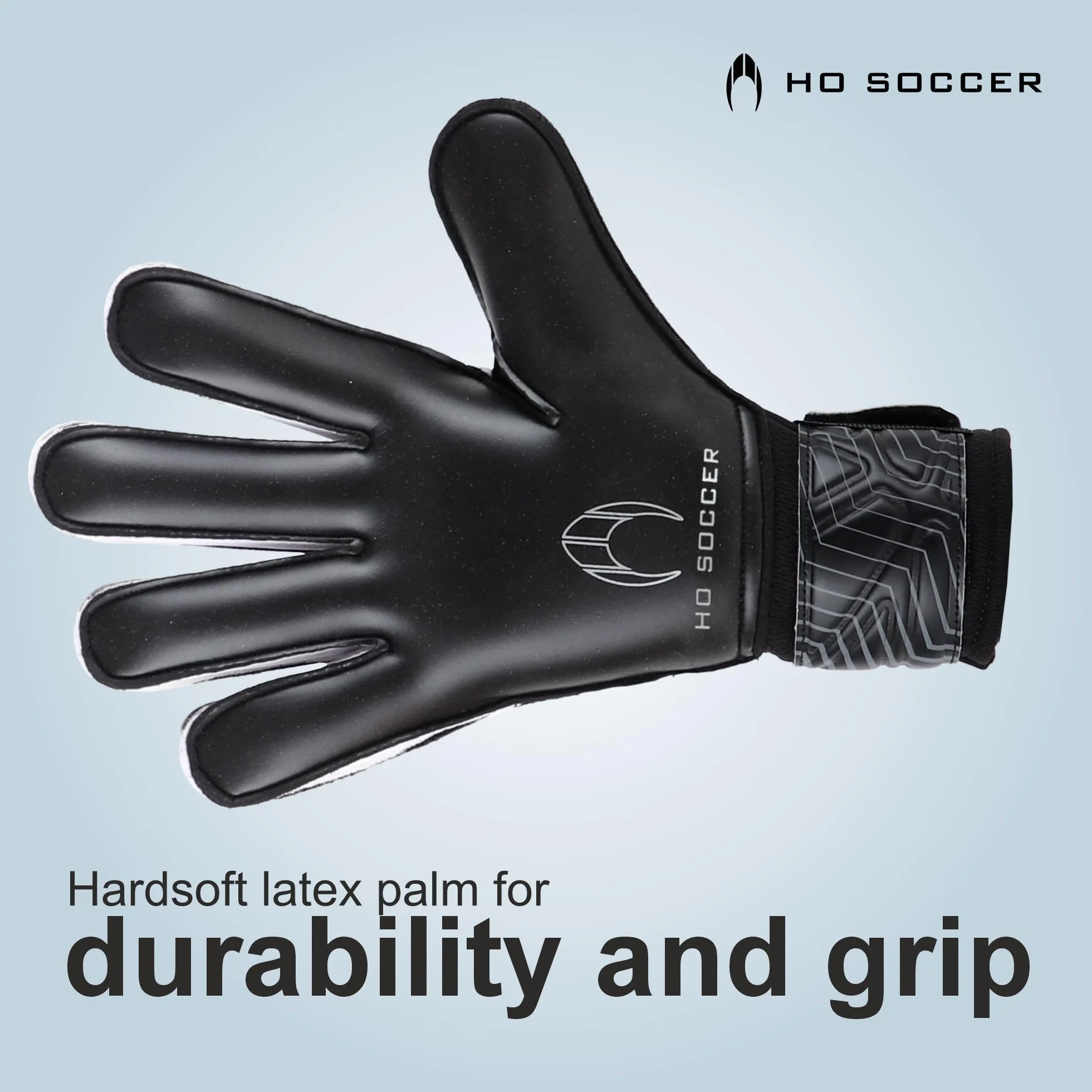 HO Soccer Force Black Guantes de Portero Niños