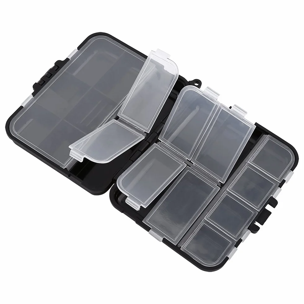 Cajas de Aparejos de Pesca Caja Organizadora con Divisiones Plástico Ligera y Duradera para Transportar Cebo