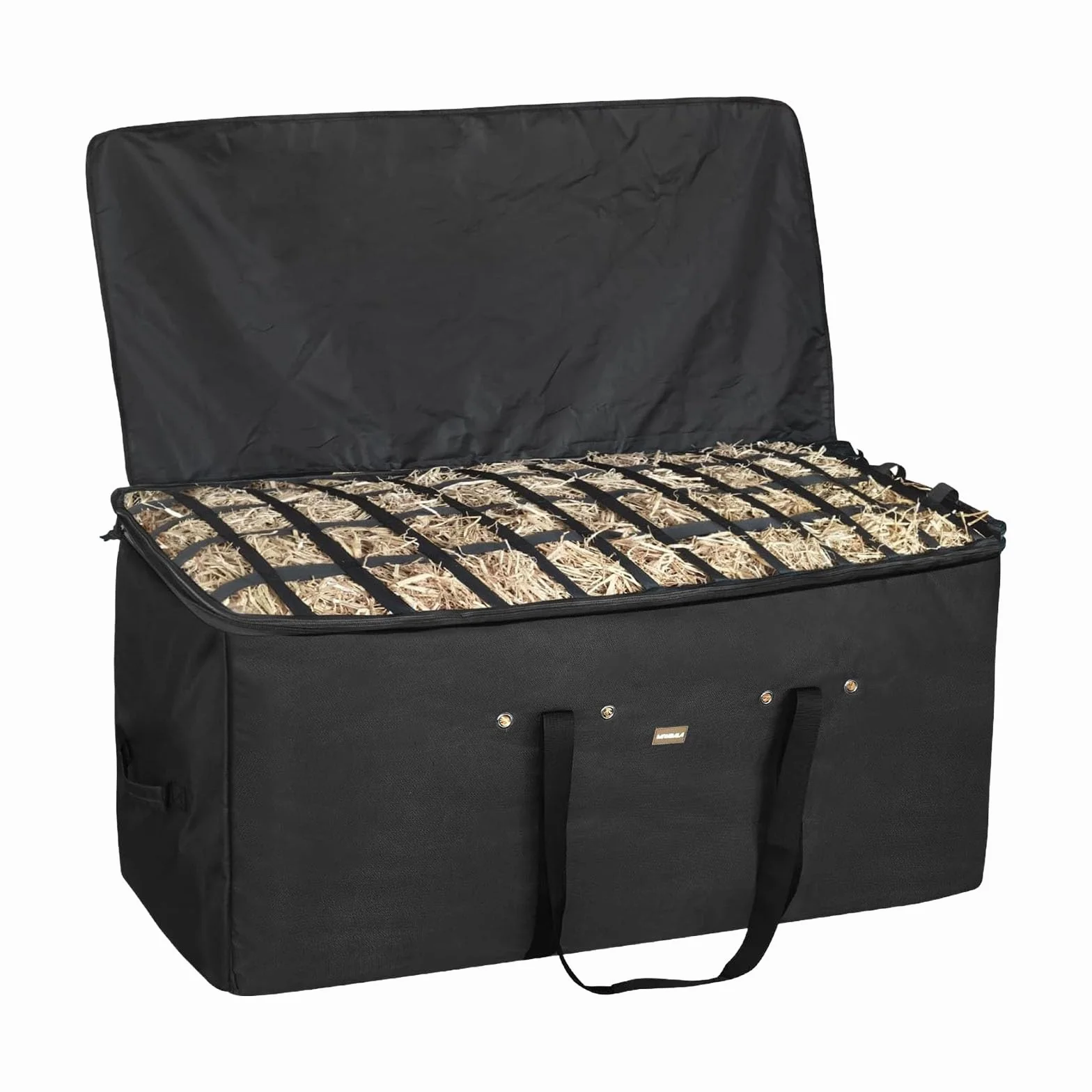 Bolsa de transporte plegable para caballos con ventilación y diseño empotrado, ligera, portátil, ideal para viajes y almacenamiento seguros de caballos, equipo ecuestre esencial