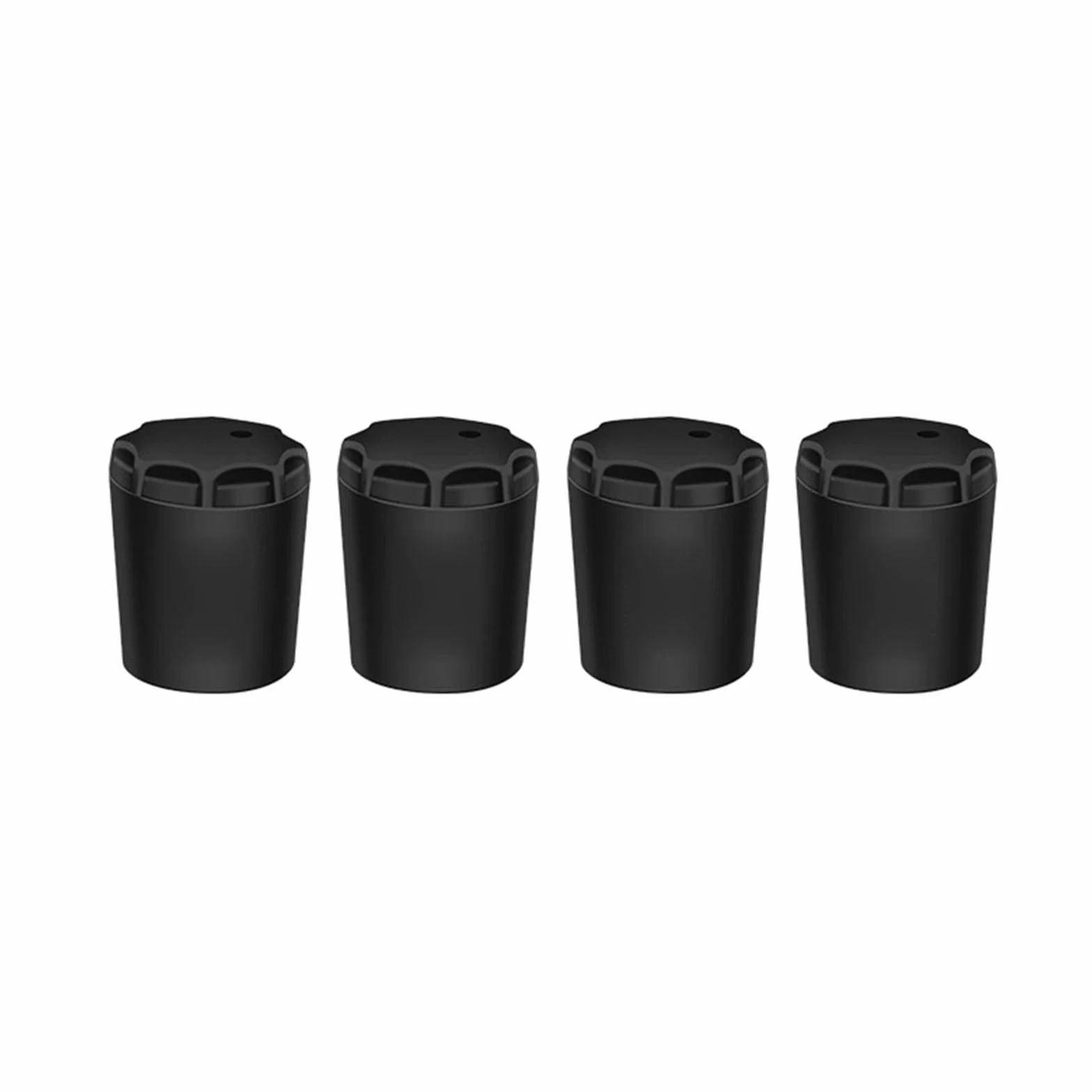 4 tapas protectoras de silicona para extremo de caña de pescar, mango elástico, protector universal