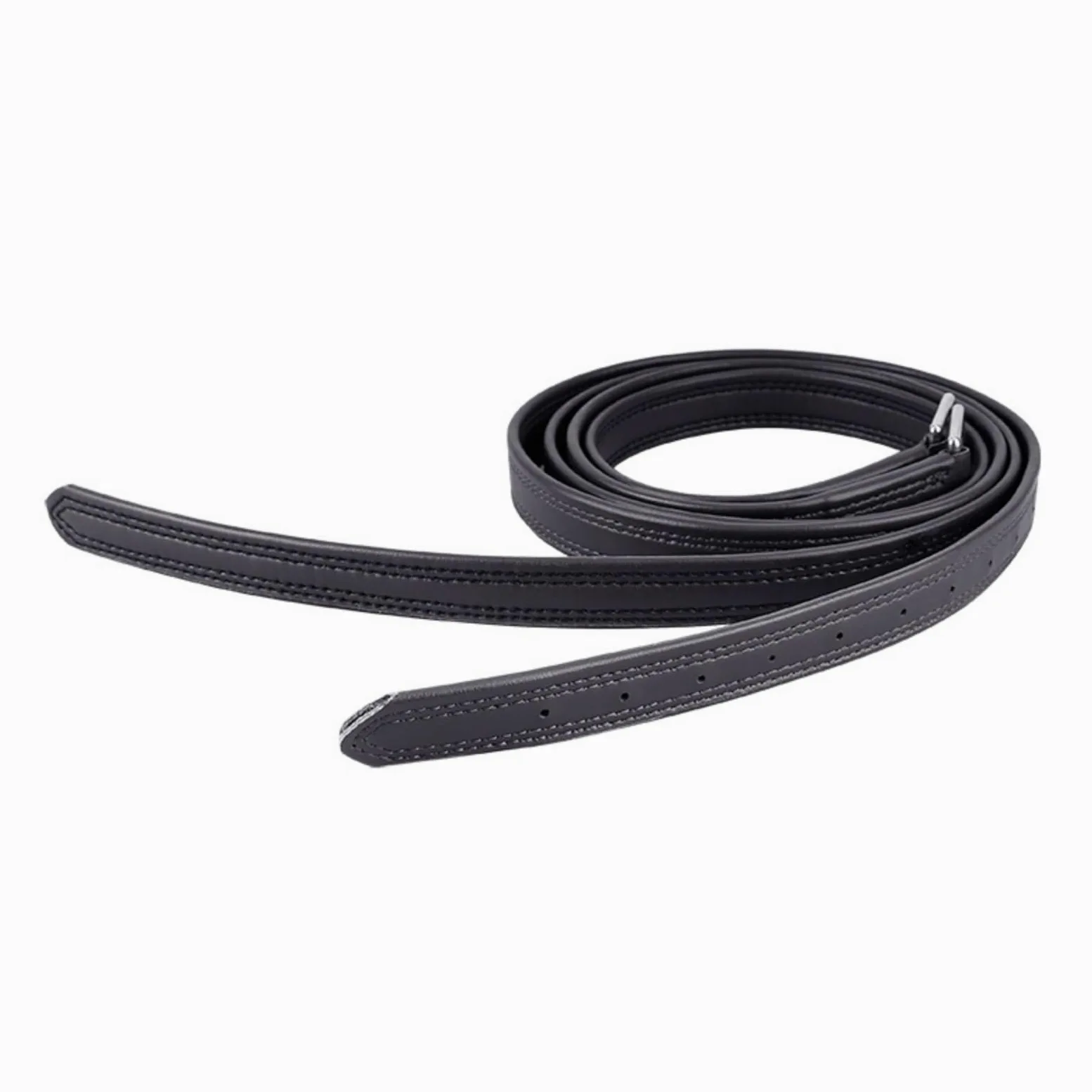 Correa Estribo Ajustable Correa Cuero con Hebilla Resistente Acción Estribo para Jinetes, Adultos, Equitación, Entrenamiento, Instalación Equina, Negro, Niños