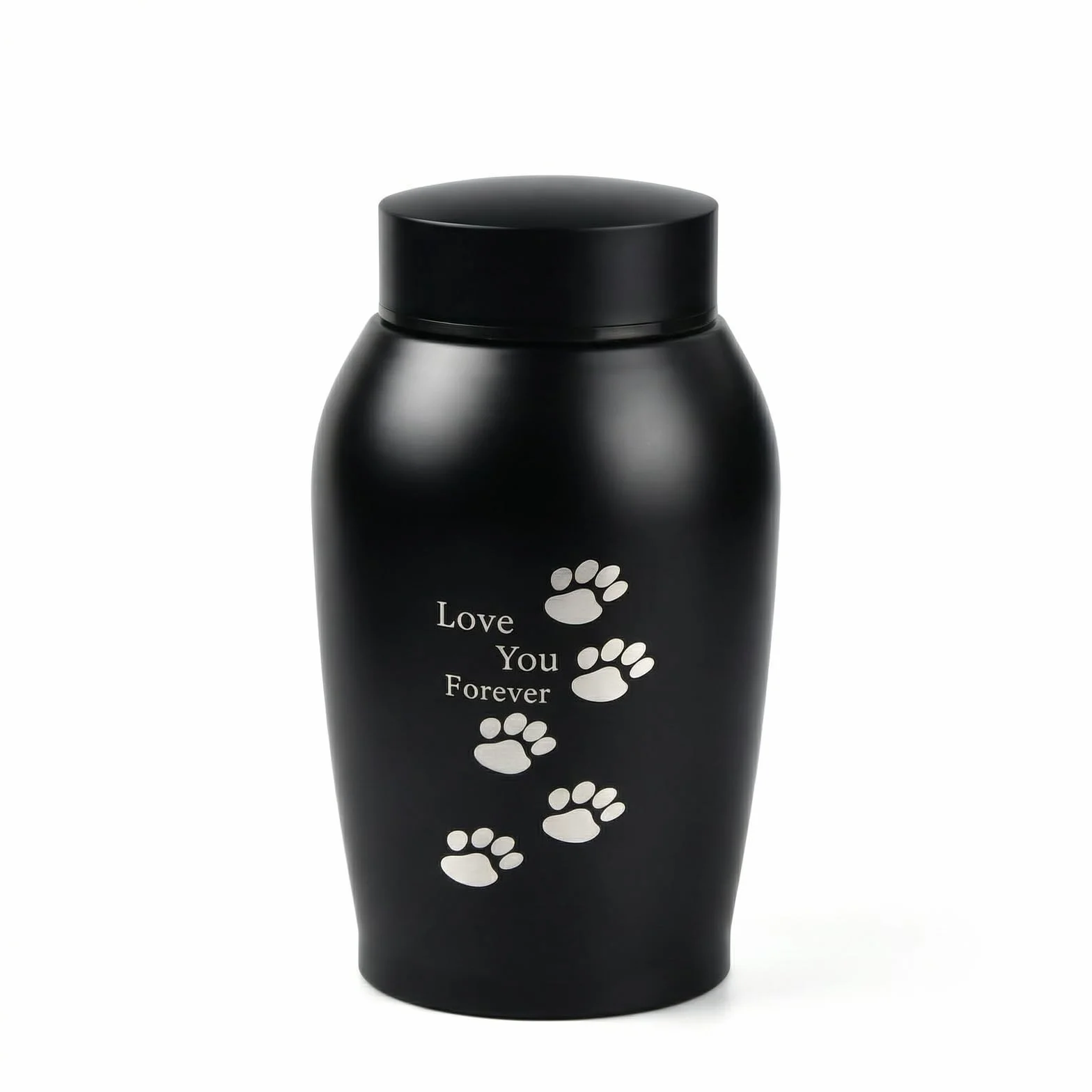 Amexo Urna para Mascotas de Acero Inoxidable portátil para Mascotas, urna para Mascotas, entierros para Perros, Gatos, urnas para el hogar, Adecuada para Perros, Gatos y Otros Animales pequeños (B)