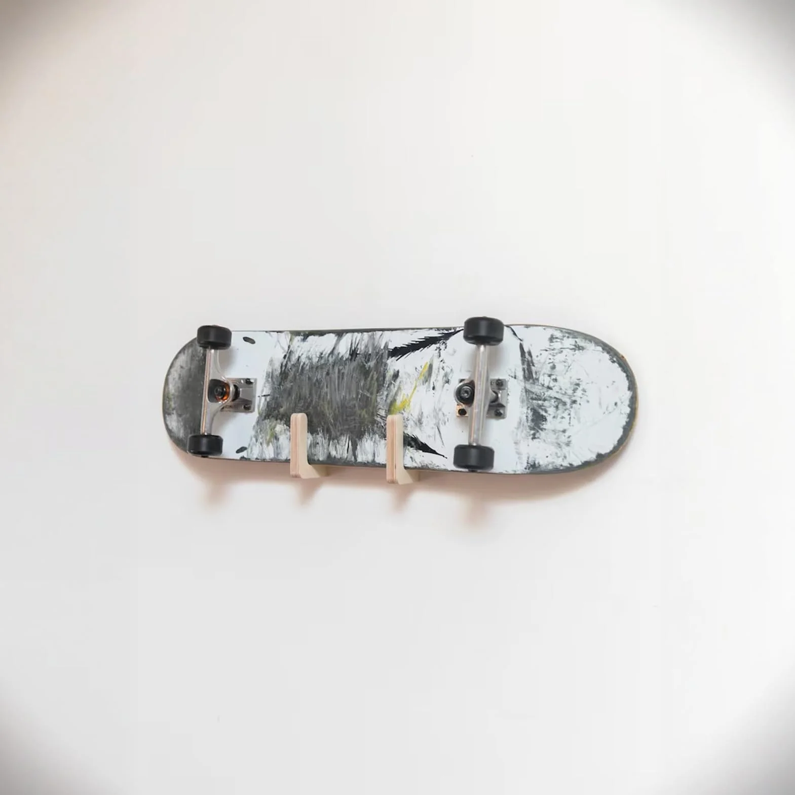 Genérico Soporte De Pared Para Tabla De Skate, 1 Par Estante Exhibidor Ahorrador De Espacio Para Skateboard Y Snowboard Hogar Oficina