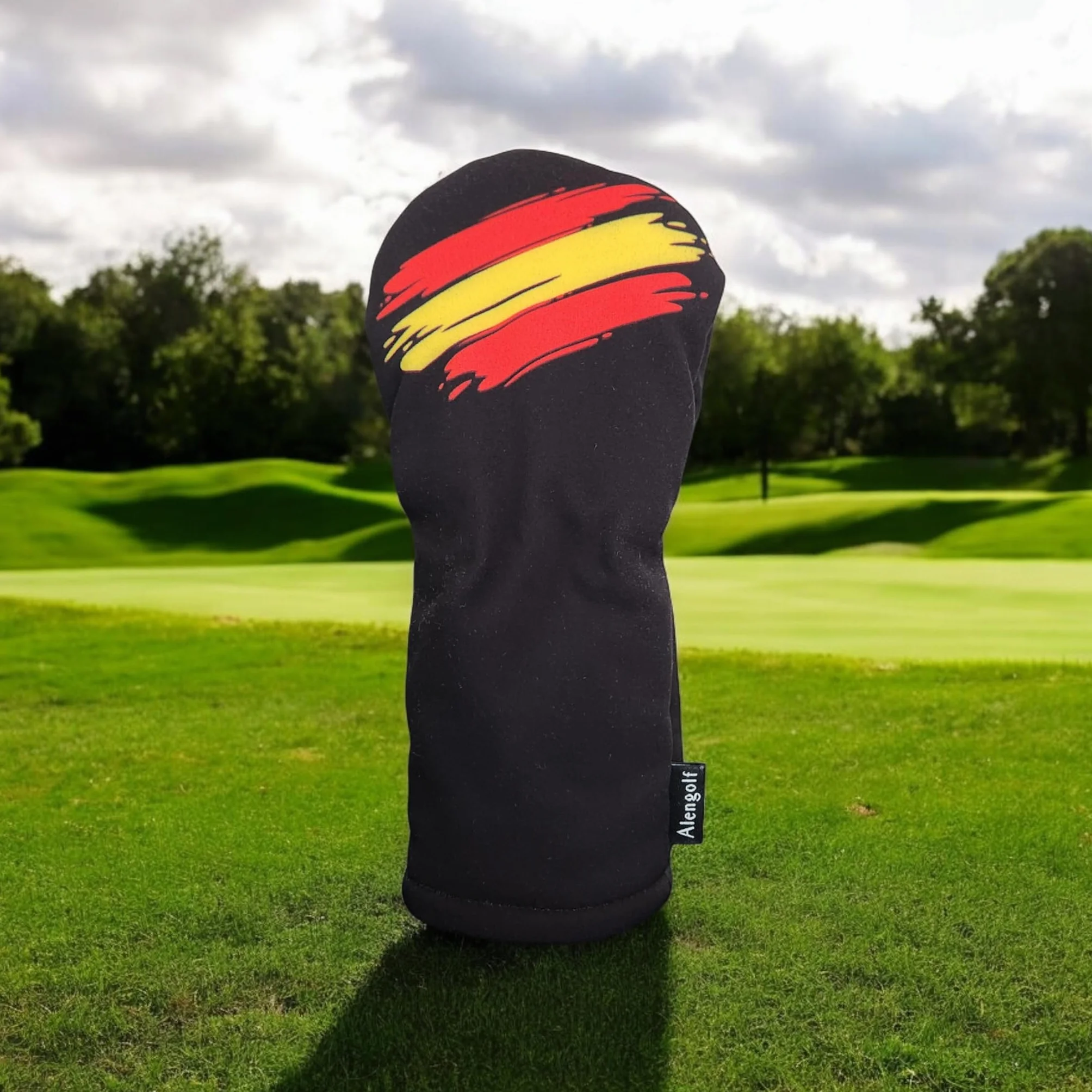 Funda Golf para Híbrido Estilo Bandera España Impermeable Negro