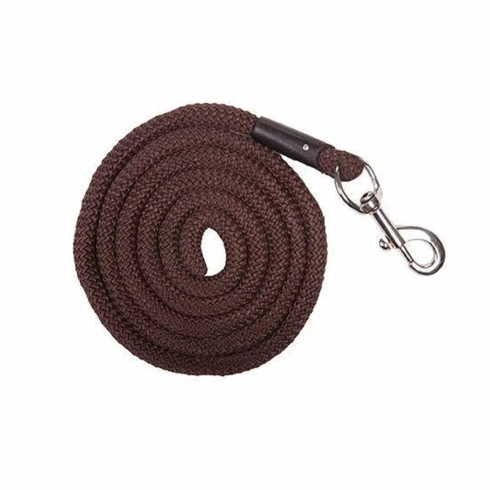 HKM Aachen Ramal con mosquetón Marrón 180 cm
