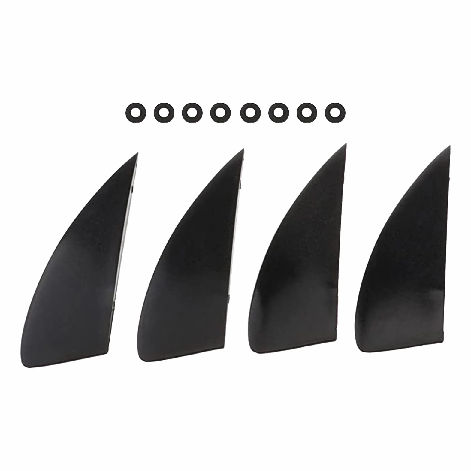 Aletas De Surf 4 Piezas Fly para Tabla De Kitesurf Juego Reforzado Desmontable