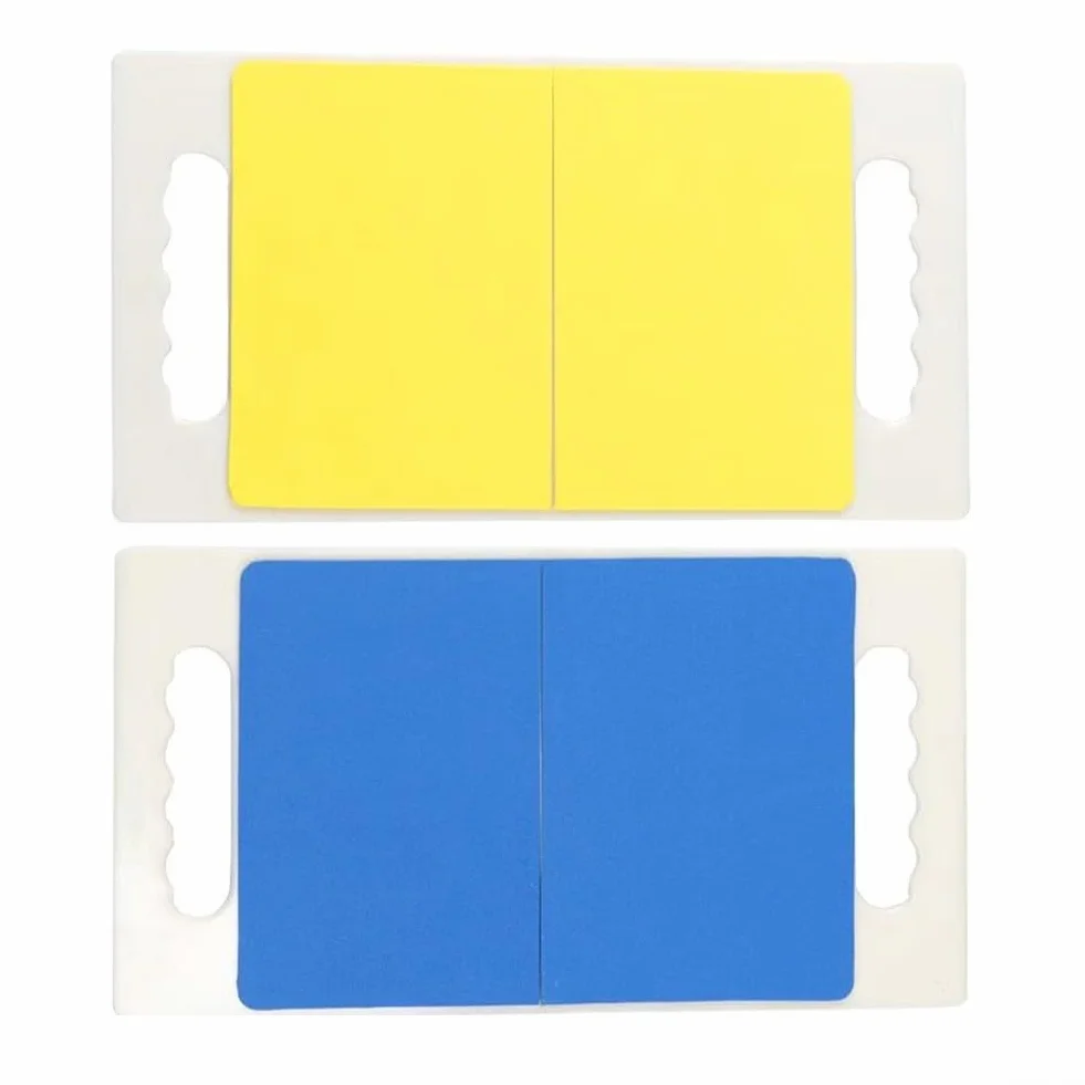 Tabla de descanso Taekwondo con mango 0.6 cm y 0.9 cm de grosor para diferentes fuerzas (azul)