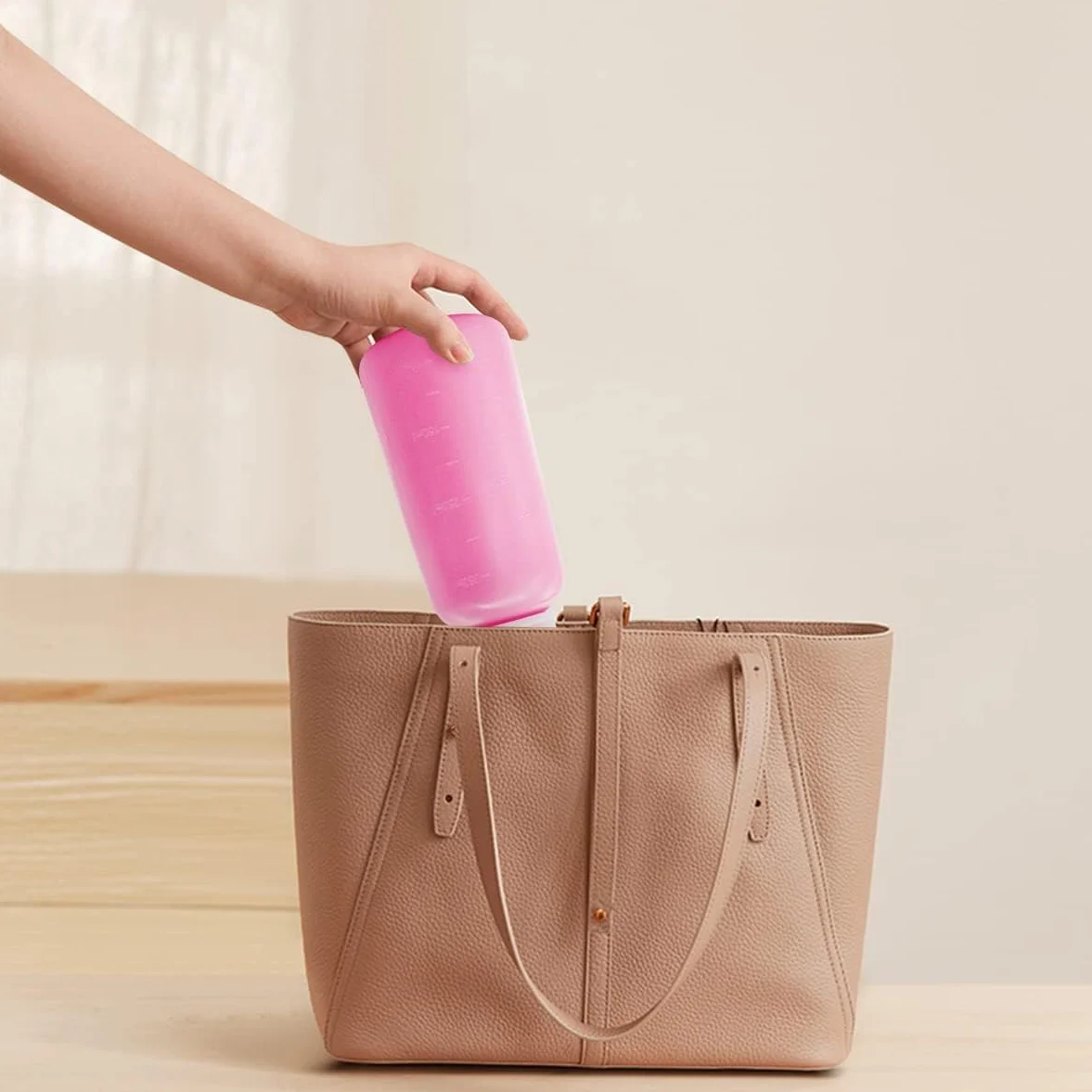 Bidet Portatil 350ml Botella Perineal Postparto con Tasche Impermeabili