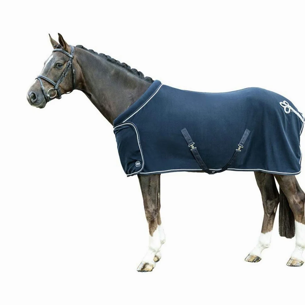 HKM Manta para caballo, color rojo oscuro, talla 125