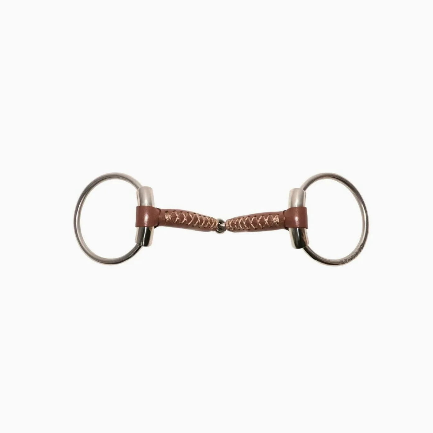 Metalab Bocado de 2 Anillos para Caballos Pinchless