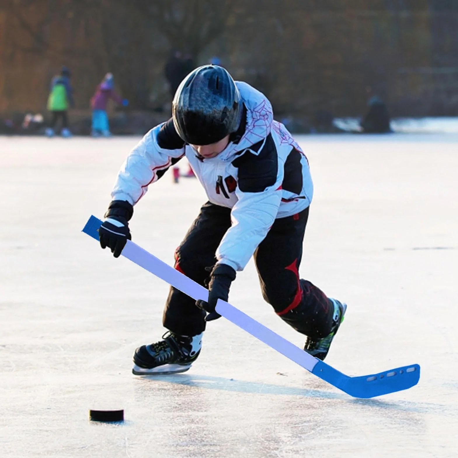 Palos de Hockey sobre Hielo Junior Adultos Alas Izquierdas Derechas Longitud Club